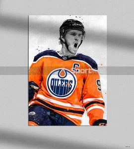 Connor McDavid Poster Connor McDavid, Papierdruck, Wohndeko, Männerhöhle Geschenk - Bild 1 von 3
