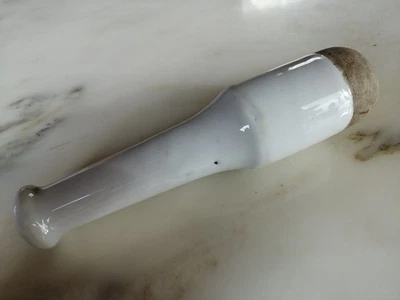 ANCIEN GRAND PILON PORCELAINE  PHARMACIE APOTHICAIRE MEDECINE - Photo 1/4