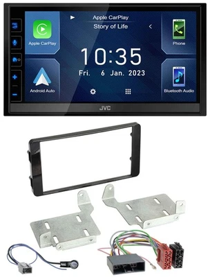 JVC DAB Bluetooth MP3 USB 2DIN Autoradio für Mitsubishi ASX (ab 2015) - Bild 1 von 4