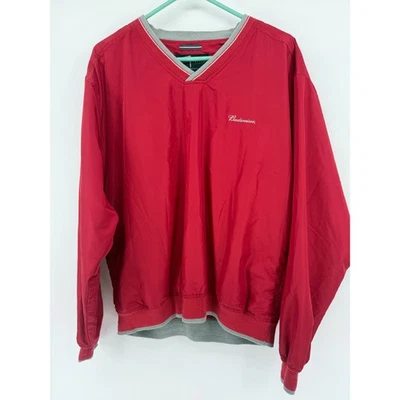 Chaqueta cortavientos suéter vintage Page & Tuttle Budweiser - para hombre talla M Foto 1 de 4