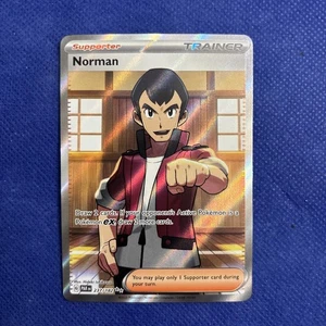 Pokémon TCG Norman Paradox Rift 237/182 Holo Ultra Rare NM - Picture 1 of 3