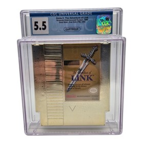 Nintendo NES Zelda The Adventure Of Link - CGC 5.5 Videospiel