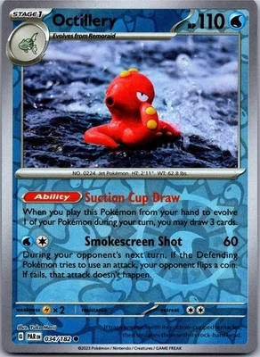 Octillery 034/182 - SV04: Paradox Rift Reverse Holo - Image 1 of 2