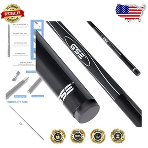 Transportable 2-Piece 58" Pool Cue Stick - Scratch-Resistant & Warp-Resistant - Picture 1 of 8