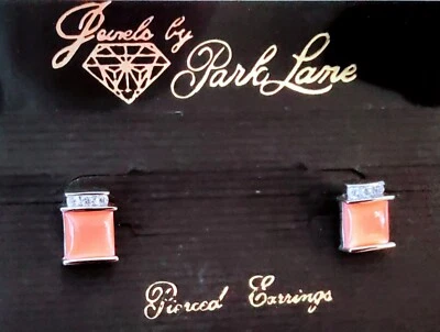 Park Lane «ВКУС» серьги - родия серебро стабилизаторы с розовый корпус и CZ - Изображение 1 из 2