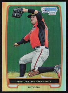 2012 Bowman Chrome #BCP194 Manuel Hernandez REFRACTOR  - FREE SHIPPING