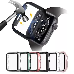 For Apple Watch Series 7/SE/6/5/4/3/2 Case Screen Protector 41/45/42/44mm Cover - Picture 1 of 63