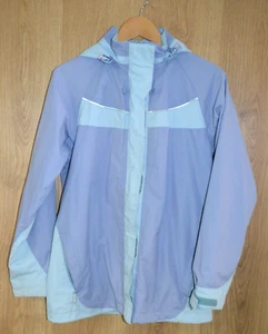 Weird Fish Lilac & Blue Rain Jacket - Size Small Womens (Pit to Pit 20") - Picture 1 of 9