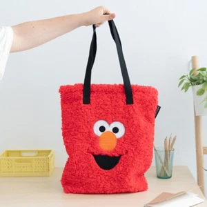 Official Sesame Street Elmo Plush Tote Bag - Picture 1 of 4