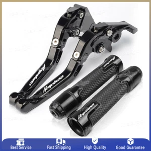 For SUZUKI HAYABUSA 1999-2007 MotorCycle CNC Handle Grips Brake Clutch Lever Set - Picture 1 of 15