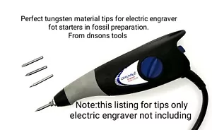 tugstencarbide tip for dremel 290 engraver,burgess to fossil prep engrave stone - Picture 1 of 24