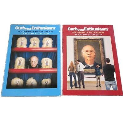 CURB YOUR ENTHUSIASM DVD Complete Series Seasons 4 And 6 Disc Box SetTV Comedy - Image 1 of 2