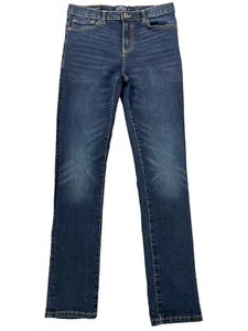 Lucky Brand Jeans Boys Sz 20 Blue Advanced Skinny Stretch Dark Wash Denim Pants - Picture 1 of 10