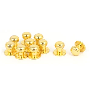 10stk. 12mmx11mm Gold Ton Schmuck Kasten Geschenk Metall Ziehgriff Knöpfe - Bild 1 von 4