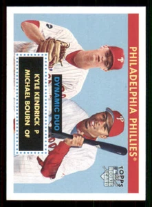2007 Topps '52 Dynamic Duos #DD4 Kyle Kendrick/Michael Bourn - Picture 1 of 2