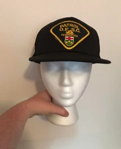 Vintage 80s Ontario Federation Club OFSC Snowmobile Patrol Trucker Hat Mens - Bild 1 von 10