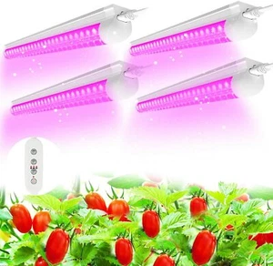 2FT LED Grow Lights Full Specturm 20W Seed Starting Flower Veg Bloom Lighting 4P - Picture 1 of 13