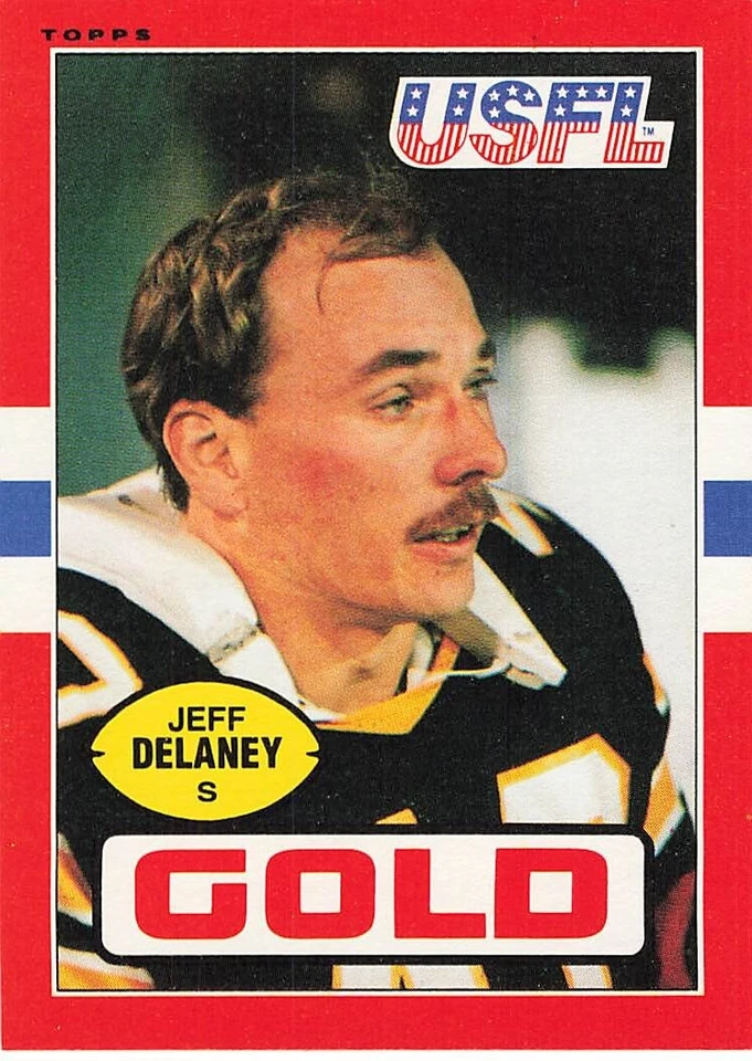 JEFF DELANEY  1985 TOPPS USFL #30 - Image 1 of 1