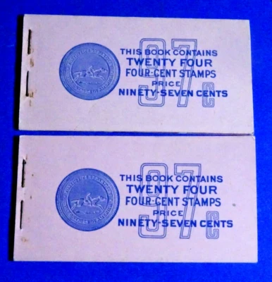 US BK109 LINCOLN 4 CENT 97¢ (2) COMPT BOOKLET SC# 1036b (4) MNH NICE CONDITION#1 - Image 1 of 3