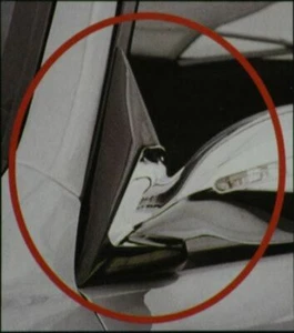 MIRROR BASE - CITROEN XSARA 1997 ON - Picture 1 of 1