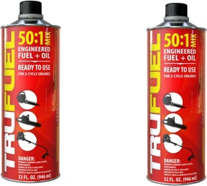 Vorgemischter 2-Zyklus Kraftstoff für Outdoor-Ausrüstung - 32 Oz. (2er Pack, 50:1) - Bild 1 von 12