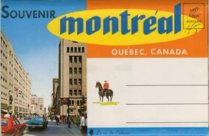 Carpeta de recuerdo Canadá Montreal Quebec La Rue Ste Catherine - Imagen 1 de 4