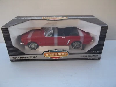 1964 1/2 FORD MUSTANG American Muscle 1/12 Scale Die-Cast Metal Car - Ertl NIB! - Image 1 of 4