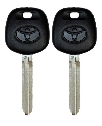 2 Transponder "G" Chip Key Blanks for Toyota and Scion Cars - Image 1 of 1