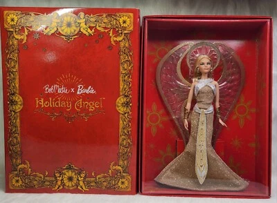 Mattel Barbie Signature Bob Mackie Barbie Holiday Angel Doll 2022 # HCC00 Item#3 - image 1 of 4