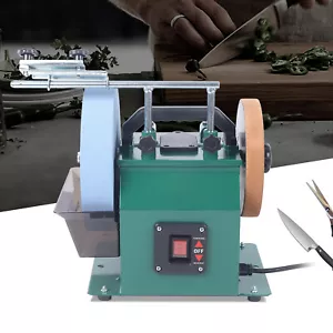 Elektrische Schleifblatt Schärfmaschine Bandschleifer Poliertisch Schleifer - Bild 1 von 12