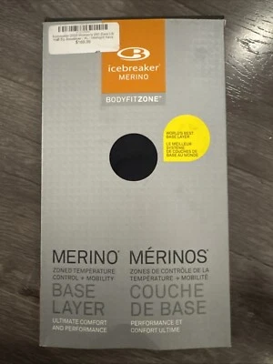 Camisa Icebreaker Bodyfit Merino 260 Zone Midnight Azul Marino Capa Base L/S Para Mujer XL Foto 1 de 3