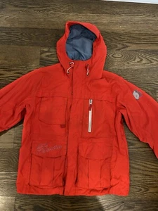 Vintage Y2K Kids Medium Red Burton Skiing Winter Jacket  - Picture 1 of 11