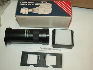 SLIDE DUPLICATOR for TRANSPARENCY with VIDEO DIGITAL FIX MOUNT LENS CAMERAS NEW - Picture 1 of 2