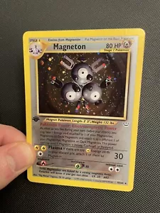 JCC Pokémon Magneton Neo Revelation 10/64 1a Edición Holo Raro WotC De Colección - Imagen 1 de 10