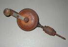 Antique Vintage Hand Crank Eggbeater Drill Woodworking Tool Display Only 