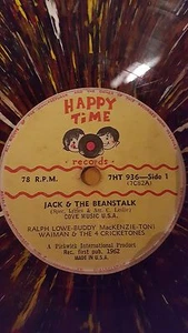 USA 78 rpm RECORD Happy Time RALPH LOWE-BUDDY Mackenzie-Toni WAIMAN Kenneth Jay - Imagen 1 de 2