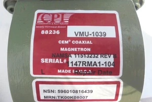 Cem Coaxial Magnetron Tube VMU-1039 - Picture 1 of 19