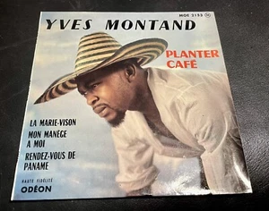 Yves Montand: Planter Café Single ODEON 50s 7“ SINGLE Schallplatte - Bild 1 von 3