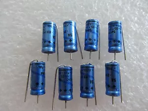 10uF 160V Qty10 Philips electrolytic caps Axial (vertical) NOS Holland made - Picture 1 of 2