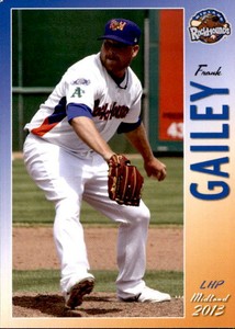 2013 Midland RockHounds Grandstand 9 Frank Gailey Philadelphia Pennsylvania Card