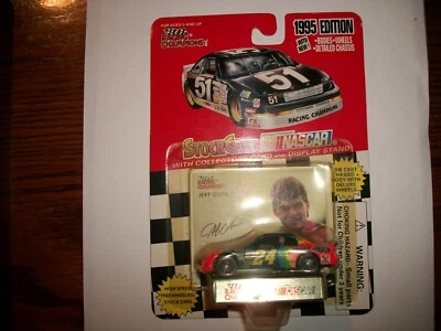 Racing Champions, 1995 EDITION, Stock Auto Con Collezionisti Scheda E Espositore - Immagine 1 di 4