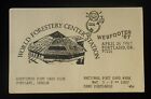 1987 Webfooter Postkarte Club Show World Foresty Center Station Portland ODER PC