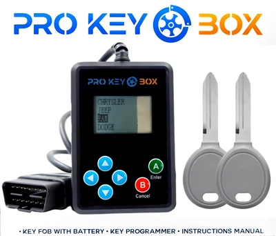 2 новых сменных ключа и программатора для Select Chrysler Dodge Jeep RAM - Изображение 1 из 4
