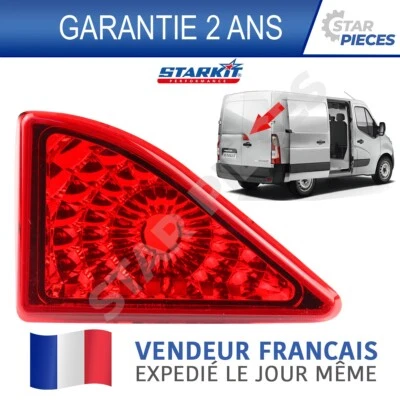 3E FEU STOP PORTE ARRIERE BATTANTE RENAULT MASTER 3 OPEL MOVANO B NISSAN NV400 - Photo 1/4
