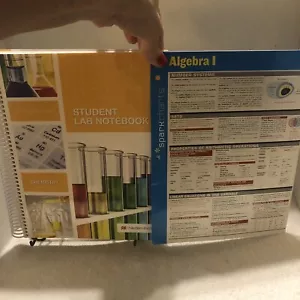 Hayden McNeil Chemistry Student Lab Spiral Notebook Plus Algebra 1 Spark Charts - Picture 1 of 10