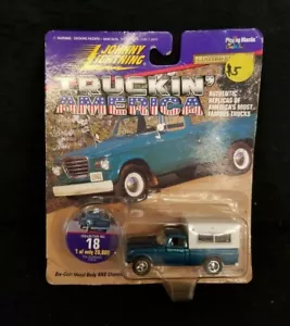 Johnny Lightning '60s Studbaker Champ Col 18 Truckin' America Die Cast Blue - Picture 1 of 3