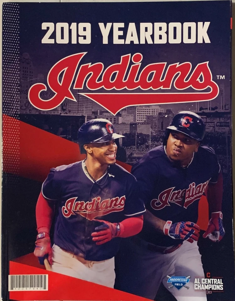 2019 CLEVELAND INDIANS YEARBOOK PROGRAM WORLD SERIES & ALCS CHAMP AKA GUARDIANS - Image 1 of 1