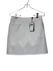 Ralph Lauren Women's Skirt Skort Mini Lined Wicking Pockets Stretch White XS NWT - Picture 1 of 10