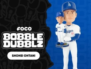 NEW Genuine FOCO Los Angeles Dodgers Shohei Ohtani Bobble Dubblz Bobblehead - Picture 1 of 3