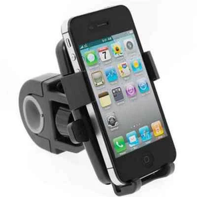 Universal Motorcycle Bike Bicycle Handlebar Mount Holder for iPhone 6 Cell Phone - Image 1 of 4